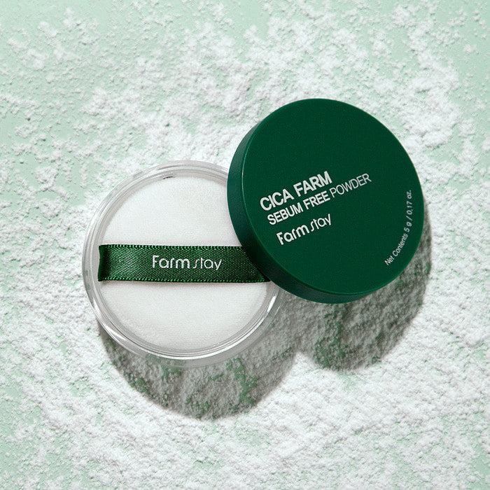 Farmstay Cica Farm Sebum Free Powder (Polvo Matificante)