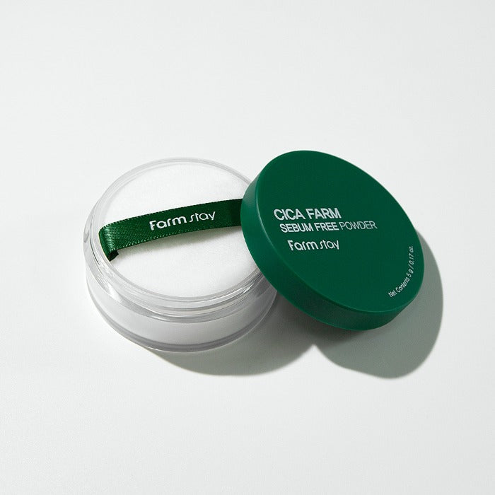 Farmstay Cica Farm Sebum Free Powder (Polvo Matificante)