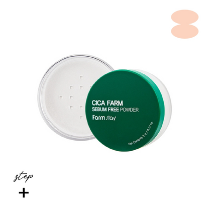 Farmstay Cica Farm Sebum Free Powder (Polvo Matificante)